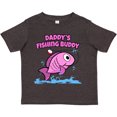 thumbnail image 3 of Inktastic Daddy's Fishing Buddy (pink) Boys or Girls Toddler T-Shirt, 3 of 5