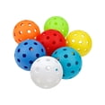 thumbnail image 4 of 7x pelotas de Pickleball, 40 agujeros, pelota hueca profesional para juegos de sancionados, canchas al aire libre, entrenamiento de adultos, Sharpla Pelota de pickleball, 4 of 8