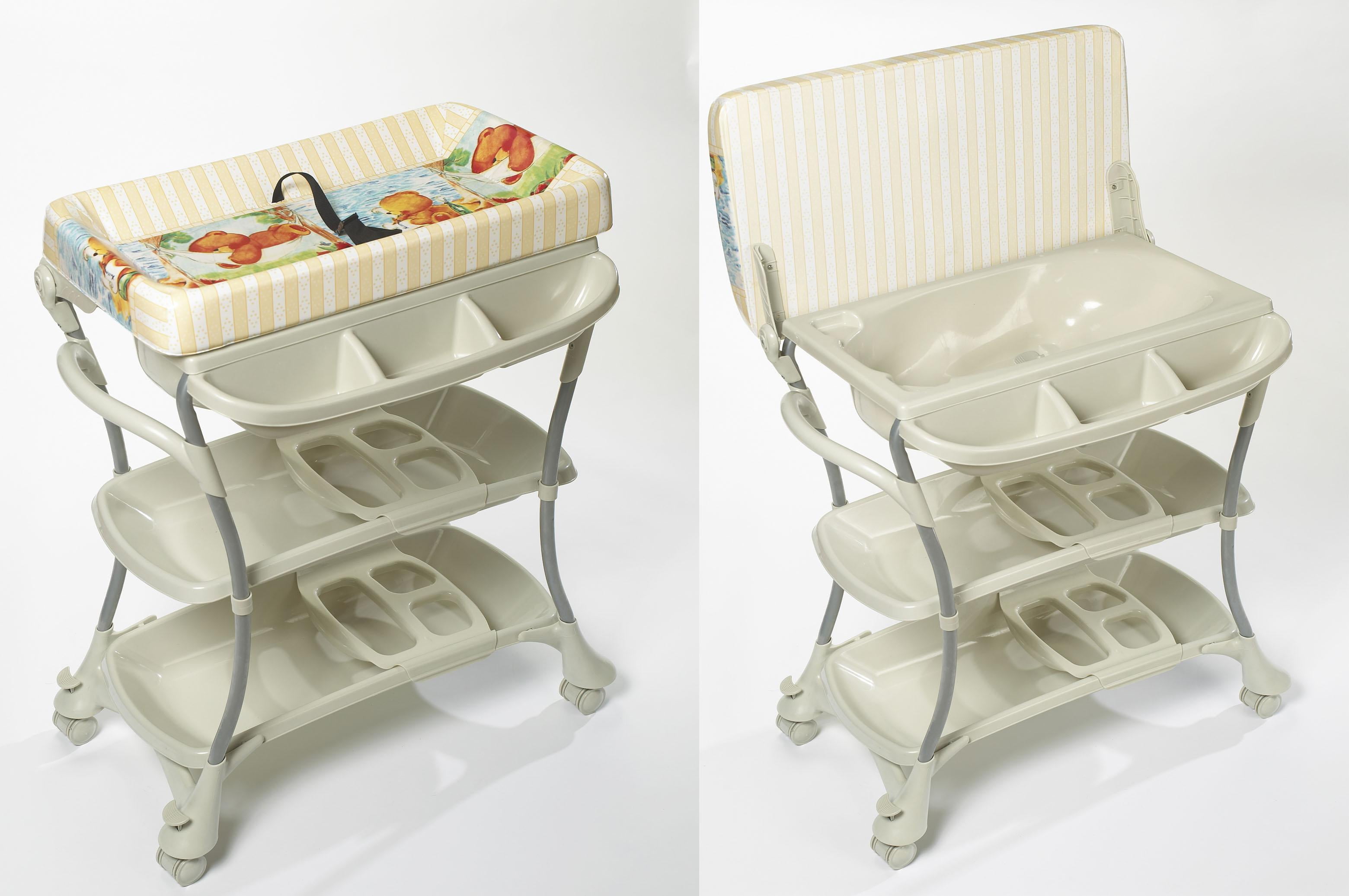 euro spa baby bathtub and changer combo