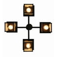 thumbnail image 3 of MEYDA 123949 25 in. W Hyde Park T Mission 4 Light Chandelier, 3 of 7