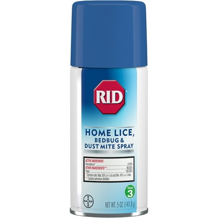 RID Home Lice, Bed Bug & Dust Mite Spray, With Permethrin, 5 (Best Way To Keep Head Lice Away)