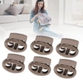 thumbnail image 1 of 30Pcs Spring Cord Lock, Spring Plastic Lock End Toggle Clip Double Hole Zinc Alloy Durable Light Multi Purpose Cord Stopper For Drawstring Backpack Tent Lace, 1 of 8