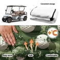 thumbnail image 6 of XYZCANDO Camouflage Golf Ball Golf Cart Seat Cover with 4 Front Pockets - Non-Slip Washable Protector for 2-Seat Golf Carts, 6 of 9