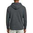 thumbnail image 4 of Leidass Mens Athletic Hoodies for Men Hooded Sweatshirts Dry Fit Lightweight Casual Pullover Hoodies Gray XL, 4 of 5
