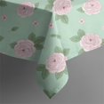 thumbnail image 5 of Pioneer Flower Floral Print Pattern Square Tablecloth, Waterproof Wipeable Spillproof Washable Table Cover for Home Kitchen Party Decor, 42"x42", 5 of 6
