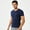 Dark Blue, variant on Men's Tight Running T-Shirt Fitness Training Quick Dry Breathable Sports Tops