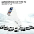 thumbnail image 2 of Universal Mini Car Kit Charger 4x USB Ports Portable LED Light Fast Charge Car Charger(White), 2 of 8