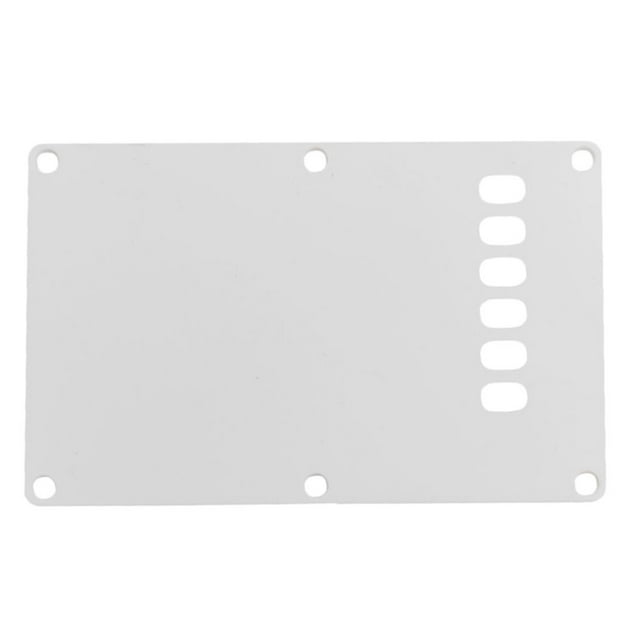 Pickugard Tremolo Cavity Cover Back Plate para guitarras eléctricas ST SQ color blanco perfke Placa posterior de la guitarra