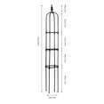 thumbnail image 3 of Cadre de Support de Plantation en Acier Inoxydable Escalade Jardinage Fournitures U-Forme Durable Plantes Domestiques Support Rack, 3 of 17