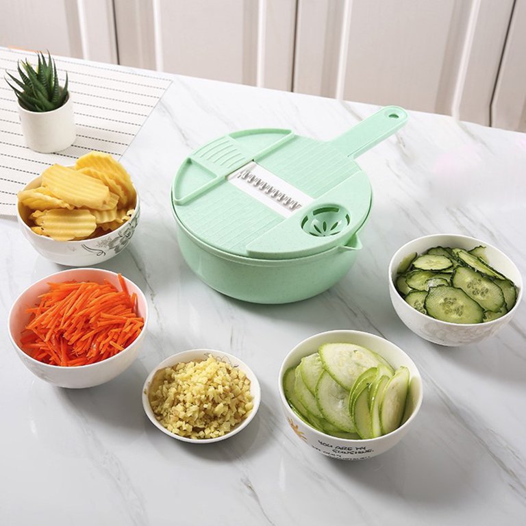 Mandoline Slicer Cutter Chopper and Grater - Milky Spoon