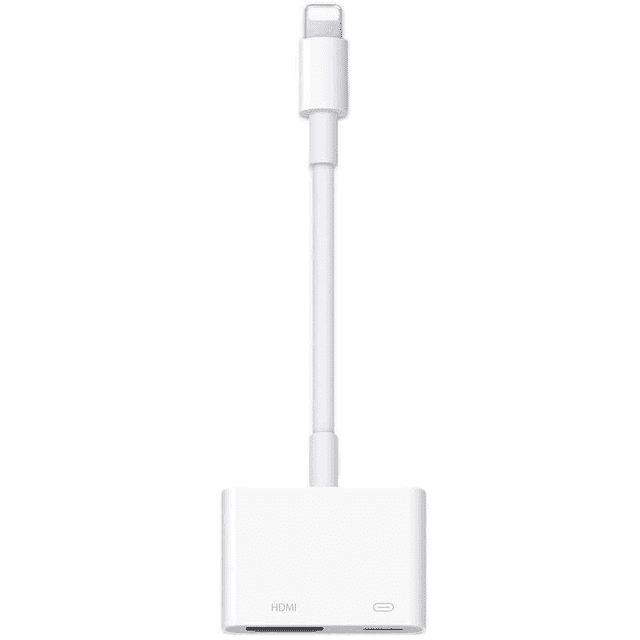 Adaptador Audio Vídeo Hd Compatible Con iPhone, iPad Tv Hdtv 1080p 8pines bitwow cable adaptador iphone