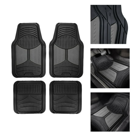 - FH Group Heavy Duty Rubber Trim to Fit Monster Eye Floor Mats-4 Pieces, Gray