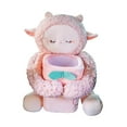 thumbnail image 1 of DOLITY Cartoon Animal Tissue Box Cover, Portable Paper Storage Holder, Doll Sheep, 1 of 9