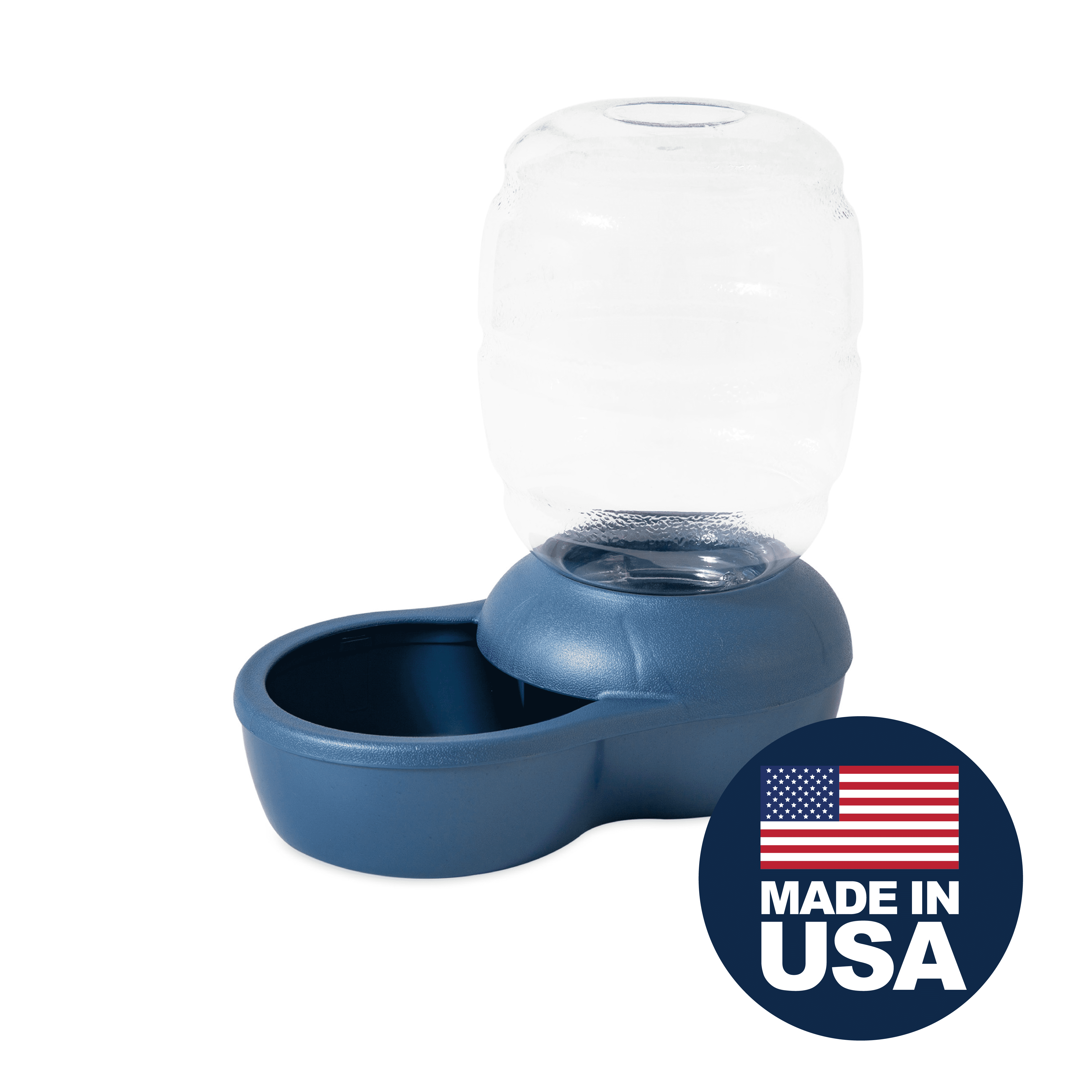 Petmate Pearl Replendish Pet Waterer with Microban for Dogs and Cats, Peacock Blue, 1 Gallon
