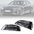 thumbnail image 4 of Juego de 2 rejillas de luz antiniebla para coche para AUDI A4 B9 S-LINE 8W0807681F de alto rendimiento Negro Soledad Rejilla de luz de niebla, 4 of 10