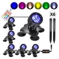 thumbnail image 1 of Ensemble de Lampe et Lumière de Plongée sous-Marine RVB avec Télécommande, 1 of 8