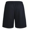 thumbnail image 2 of Men's 100% Polyester Performance Shorts with Pockets, Black S, 1 Count, 1 Pack, 2 of 2