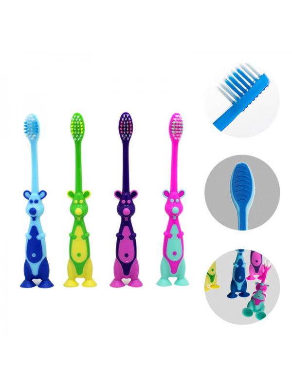 Baby Cartoon Animal Shape Soft Toothbrush Kids Dental Oral Care Brush