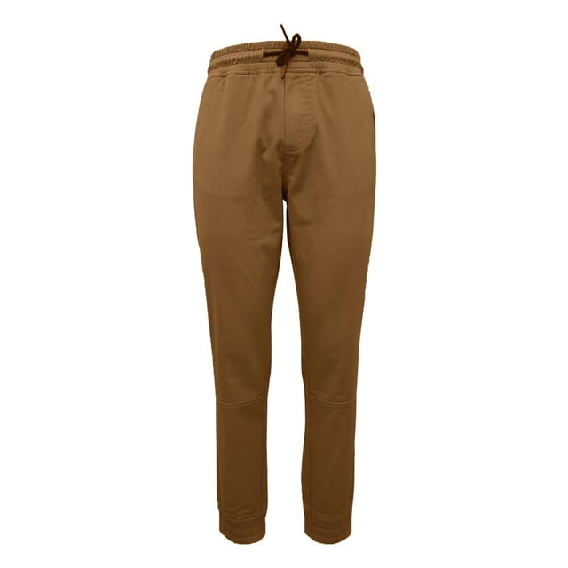 Pantalon George Talla G Jogger con Elastico y Jareta en Cintura Bronce