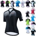 thumbnail image 2 of JPOJPO - Maillot de ciclismo para mujer, camisetas de ciclismo de carretera, camisetas de verano para mujer, ropa de ciclismo transpirable, maillot de ciclismo para mujer, 2 of 5