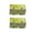 Transparent Yellow, variant on 2Pcs Switches HUANO Buttons Silver Alloy Contacts 120Million Clicks 3pins