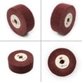 thumbnail image 3 of 5\" Abrasive Nylon Grinding Wheel 320# Non-Woven Flap Polishing Disc Thickness 2\", 3 of 8