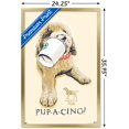 thumbnail image 3 of Jim Baldwin - Pup-a-cino Wall Poster, 22.375" x 34" Framed, 3 of 5