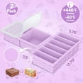thumbnail image 5 of 2-Pack Silicone Freezer Trays with Lid, 2 Large 2-Cup(500Ml) & 6 Small 1/2-Cup(1, 5 of 9