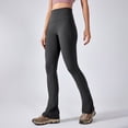 thumbnail image 1 of MKLEKYY Leggings deportivos de yoga para mujer, de cintura alta, acampanados, para fitness, gimnasio, entrenamiento, ropa deportiva elegante, elásticos y cómodos., 1 of 5