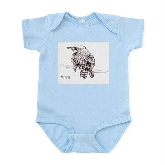 CafePress - Little Brown Wren Baby Light Bodysuit - Baby Light Bodysuit, Size Newborn - 24 Months