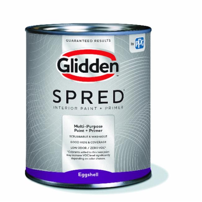 PPG Glidden GLSIN20WB04 Spred Interior Latex Eggshell White Pastel Base