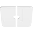 thumbnail image 2 of 36"OD x 6"ID x 12 1/2"C x 1"P Lucan Architectural Grade PVC Contemporary Ceiling Medallion, Two Piece, 2 of 11