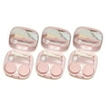 thumbnail image 3 of 3 Pieces Portable Eye Contact  with Accessory Holder Container Convenient for Women R Caps Small Size Pink, 3 of 10