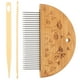 thumbnail image 1 of 1 juego de peines para telar, peine para telar manual, kit de herramientas de madera para tejer, herramienta para hacer tapices DIY, 1 of 5