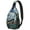 Outer, variant on Tropical Banana Pattern Travel Sling Backpack, Lightweight and Durable Crossbody Bag with Cute Kawaii Yellow Fruit Print and Funny Cartoon Design