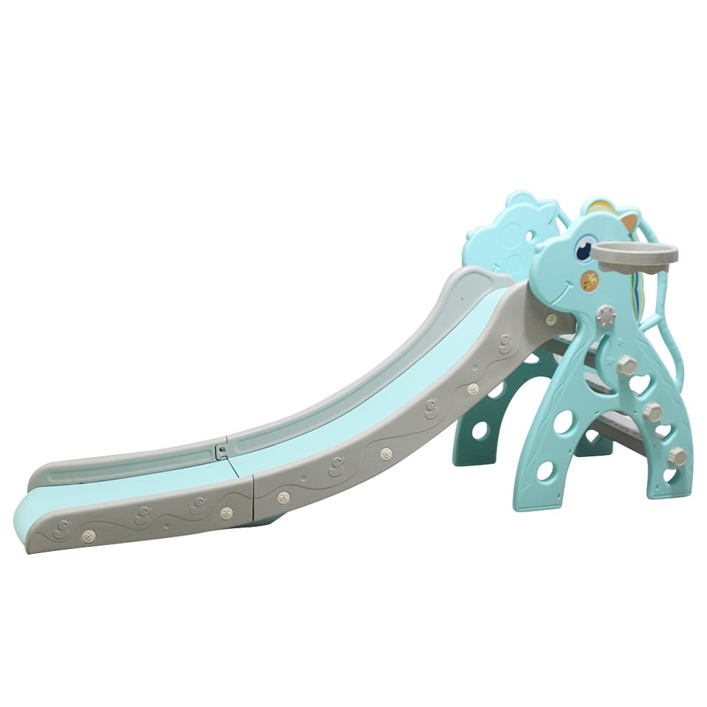 metal climbing frame with slide