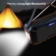 thumbnail image 6 of LACKUST Bluetooth Speaker, Outdoor Flashlight, Camping, FM Radio Usb Wireless Charging Speaker,Black, 6 of 8