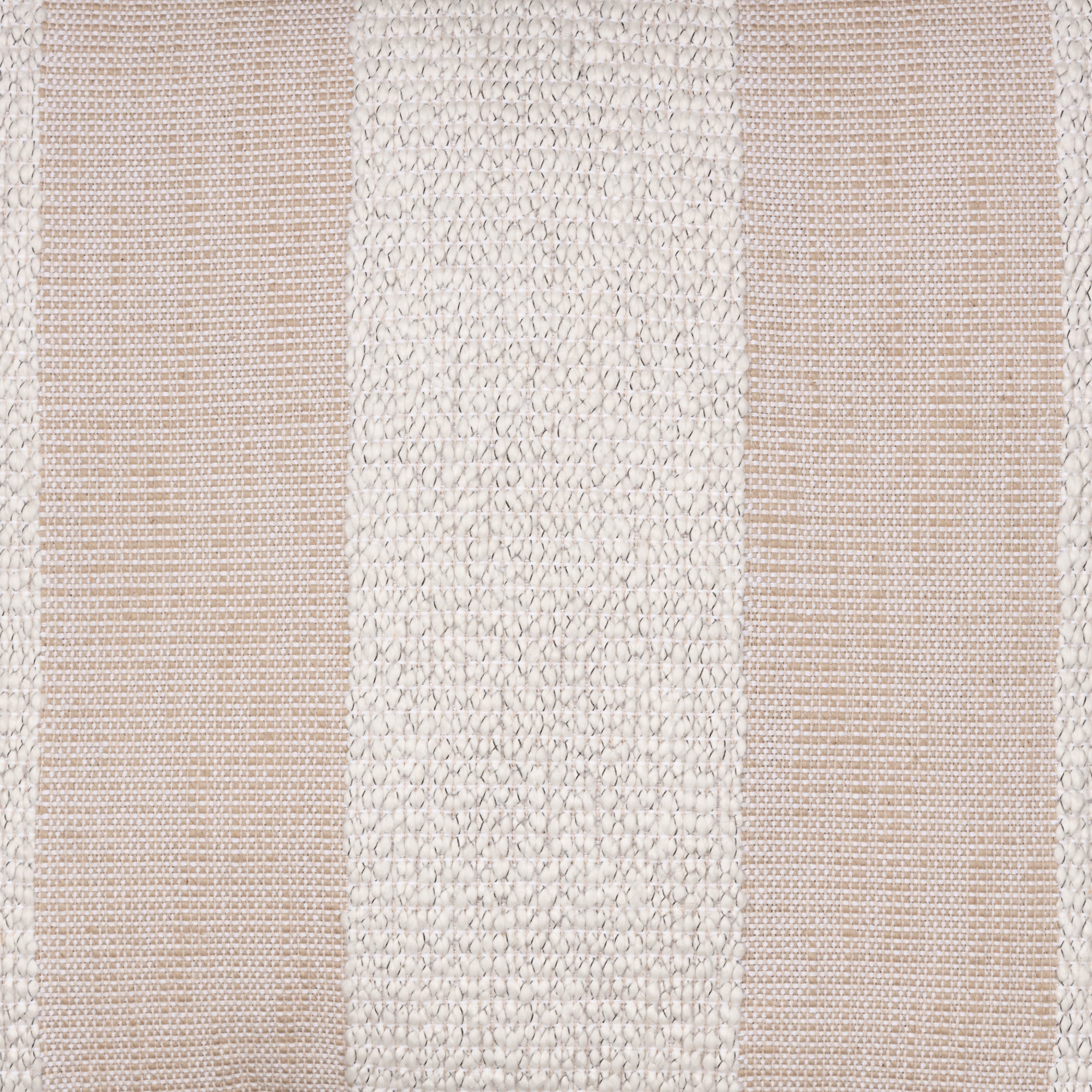 Better Homes & Gardens Chunky Tonal Stripe Pillow, 20" x 20", Square, Ivory, 1 per Pack