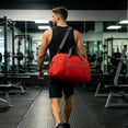 thumbnail image 2 of Large Foldable Travel Duffle Bag for Women Men, Waterproof Portable Weekender Gym Tote with Pocket for Sports Swimming Yoga, Carry On Overnight Storage Bag for Travel Packing, 2 of 7