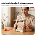 thumbnail image 4 of Abbraccia Calendario mecánico de madera 2026, decoración de escritorio DIY, regalo festivo primaveral, 4 of 6