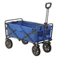 thumbnail image 2 of Mac Sports Collapsible Folding Outdoor Heavy Duty Utility Wagon, 300 lbs Weight capacity, Blue, 2 of 16