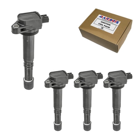 AD Auto Parts 7805-3268 Direct Ignition Coil Pack of 4 Compatible with Honda Acura Accord CR-V Civic Crosstour ILX TSX 2.4L 2008-2017