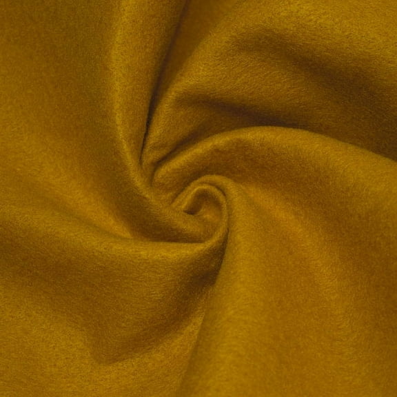 Mustard Acrylic Craft Felt Fabric by the Yard, 72 Inches