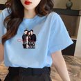 thumbnail image 1 of Vampire Diaries T-shirt en Coton pour Femmes et Filles, Harajuku Décontracté, Col Rond, Manches Courtes, Mode Urbaine, Graphique d'Été pour Femmes, 1 of 1