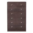 thumbnail image 5 of GZXS Dresser with 7 Drawers, Modern Chest of Drawers for Bedroom, Closet, Living Room, Brown, 5 of 10