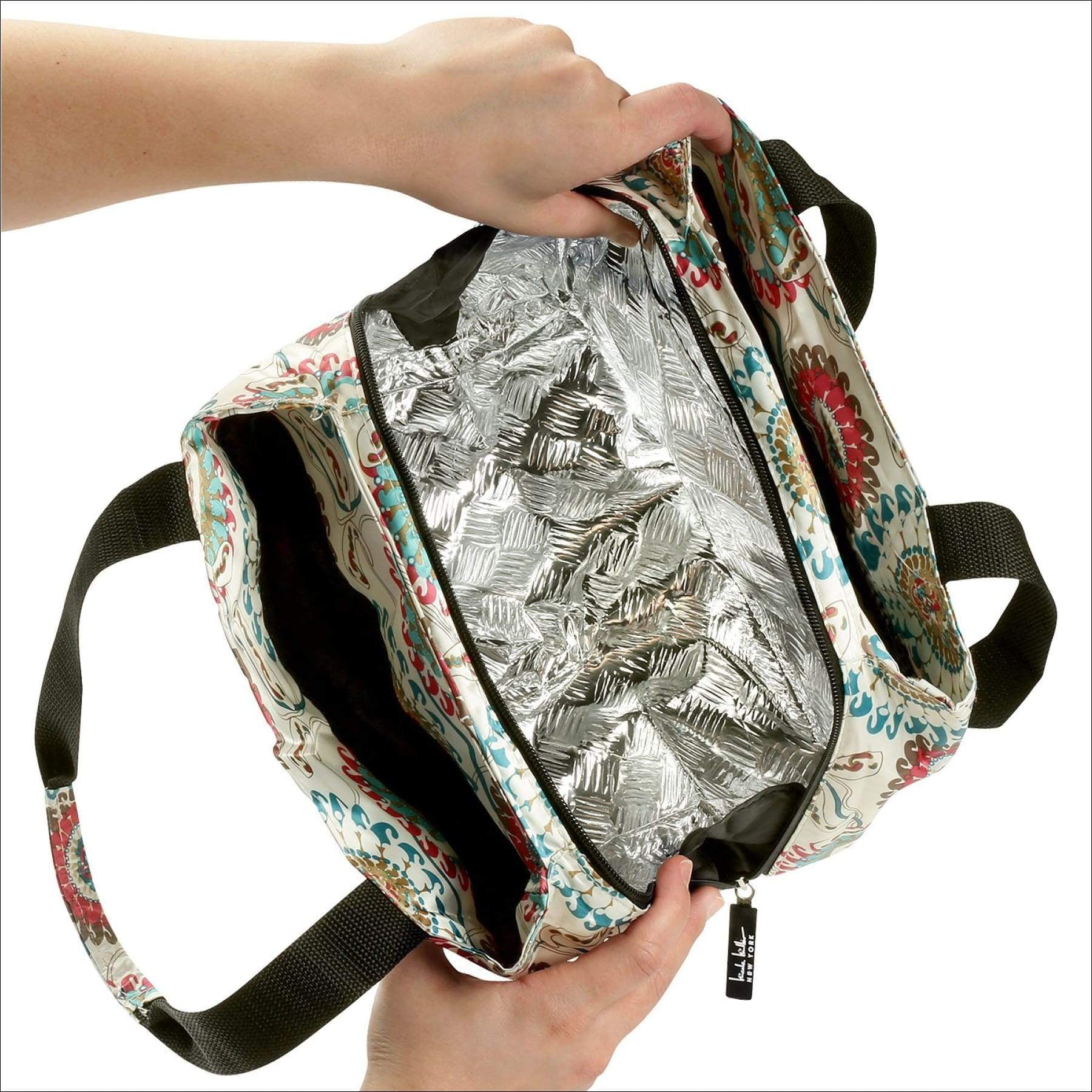 nicole miller insulated lunch tote