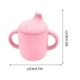 thumbnail image 2 of Vaso de silicona para bebidas de entrenamiento con pajita | Vaso de aperitivo a prueba de derrames | Silicona de grado alimenticio a prueba de fugas | Caño suave | Apto para lavavajillas | Libre de, 2 of 5