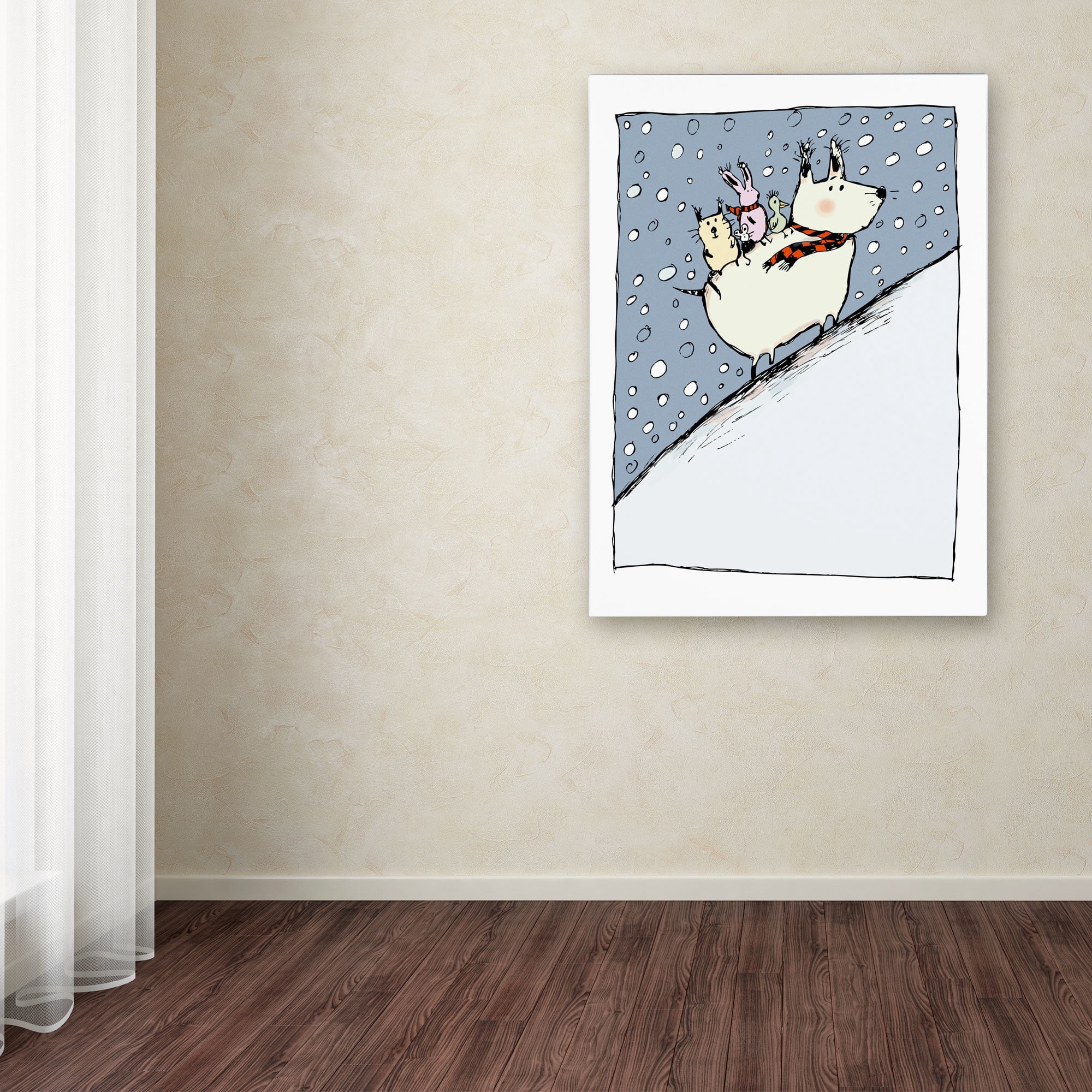 Trademark Fine Art "Kind Dog" Canvas Art by Carla Martell