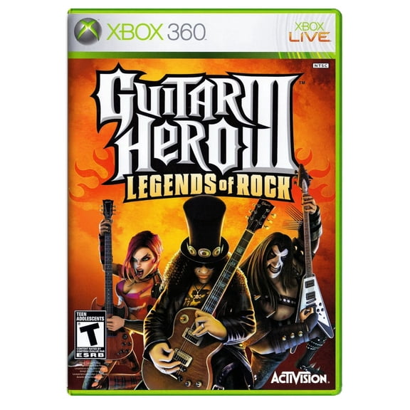 Guitar Hero III: Legends of Rock - Xbox 360 (Certified )