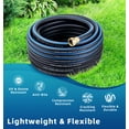 thumbnail image 2 of OHHANI Garden Hose, 50 ft x 5/8" Water Hose for Outdoor with 10 Function Sprayer Nozzle, Kink Free, 2 of 8